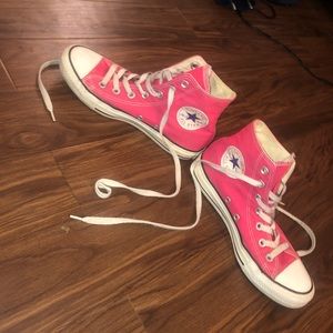 HOT PINK HIGH TOPS🤩🤩🤩